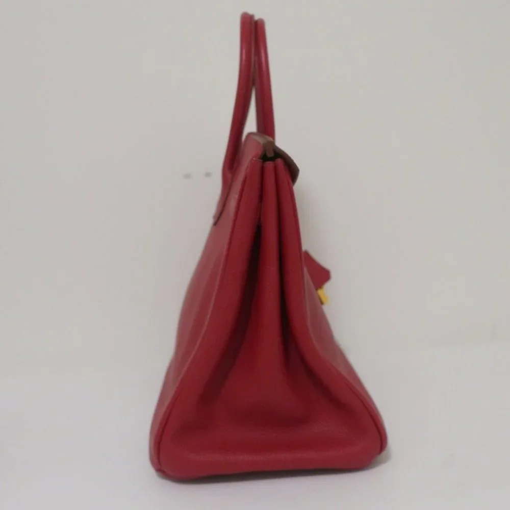 HERMES BIRKIN 35CM ROUGE GARANCE TOGO LEATHER GOLD HARDWARE 2008 - Picture 14 of 14